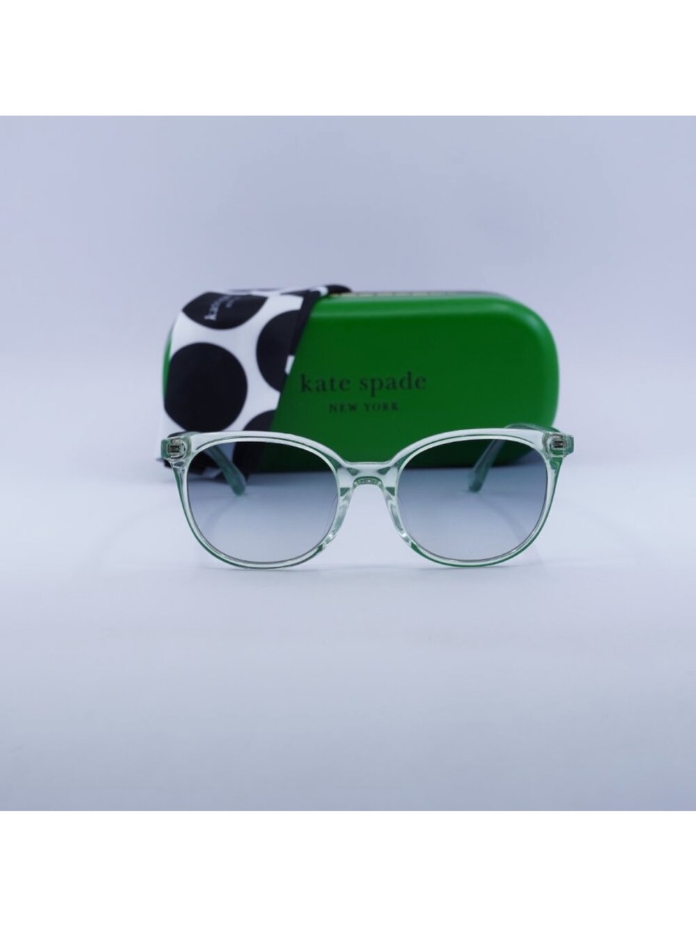 kate spade Clear Frame Sunglasses with Gray Lenses andrias - Picture 5 of 7